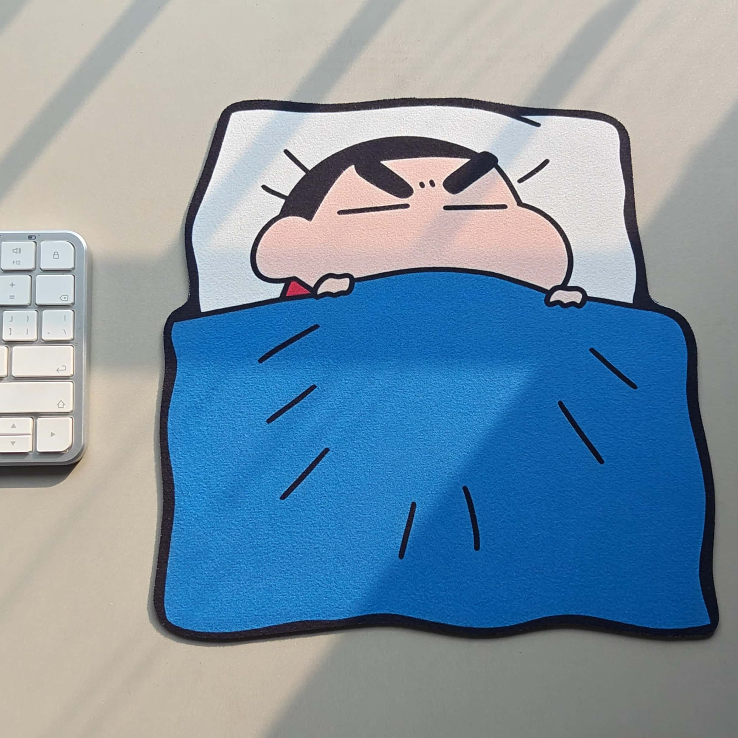 Home Office Programmer - Cute Crayon Shinchan Mouse Pad, Rubber