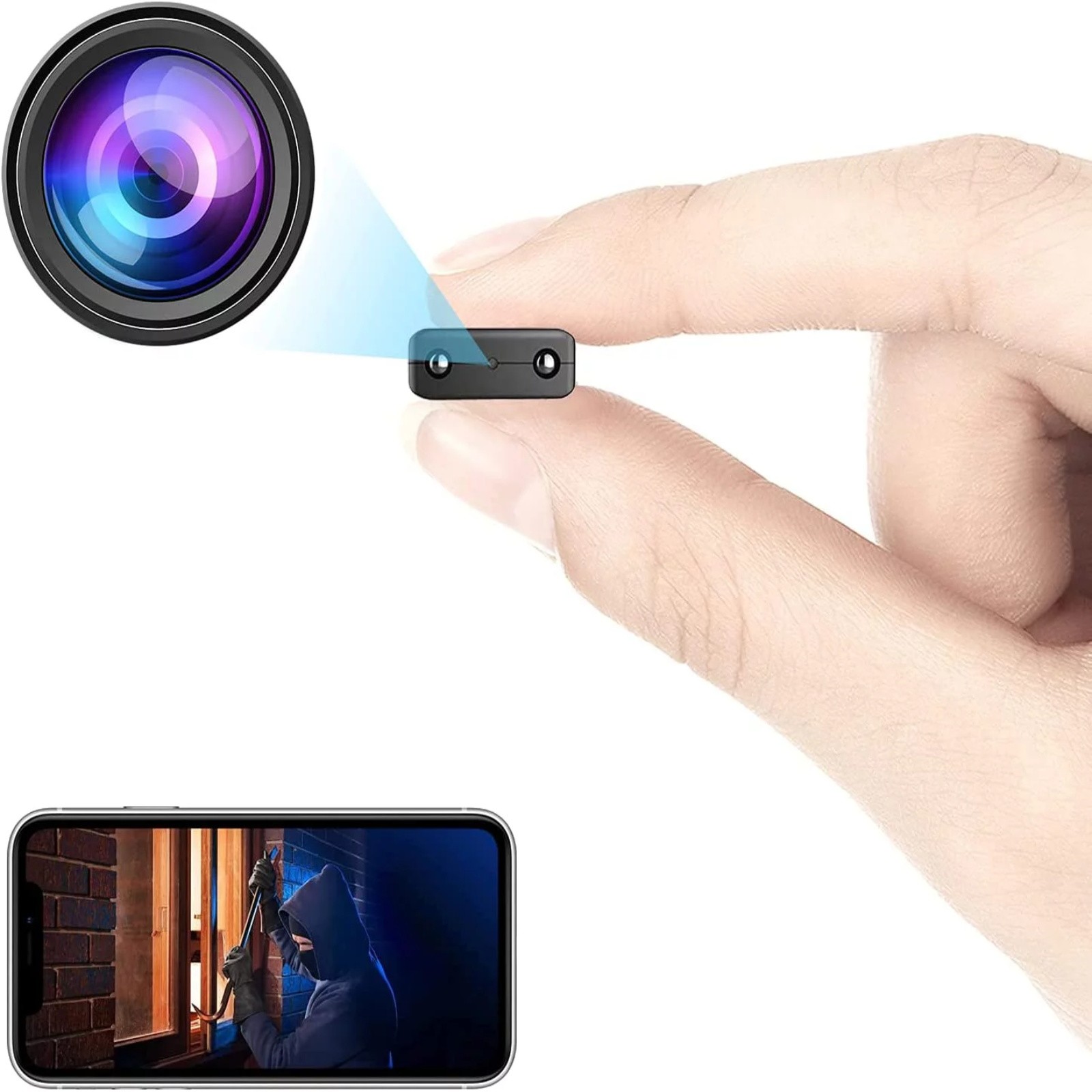 Home Office With View - Surveillance Cameras Mini Cameras Security Cameras