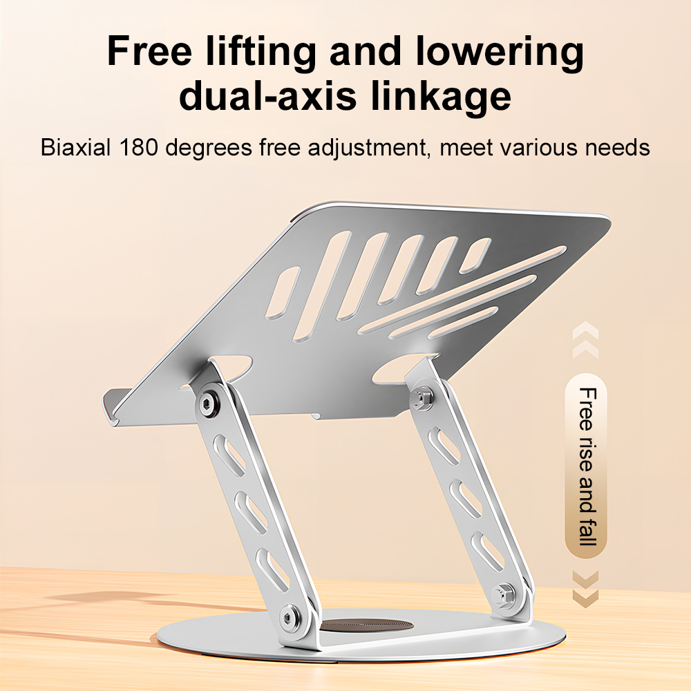 Home Office Programmer - 360° Rotating Laptop Stand Adjustable Foldable