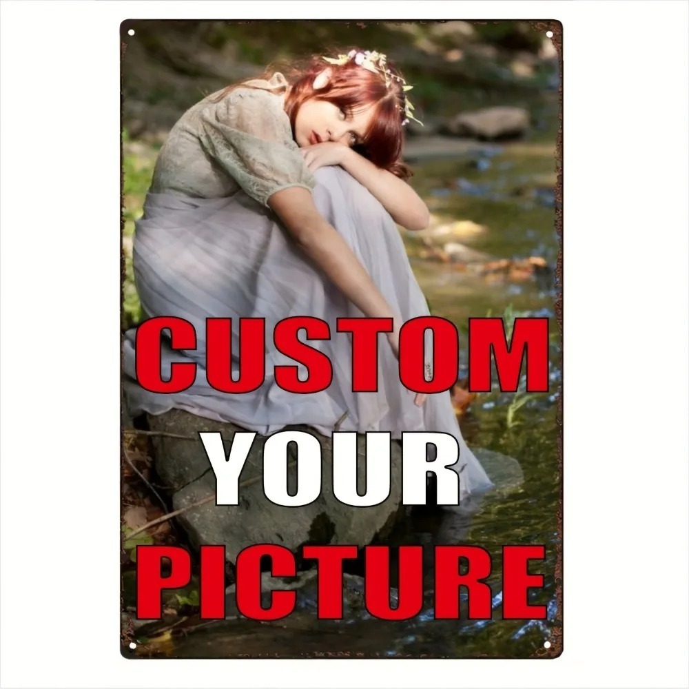 Home Office Image - Personalized Custom Retro Aluminum Tin Sign