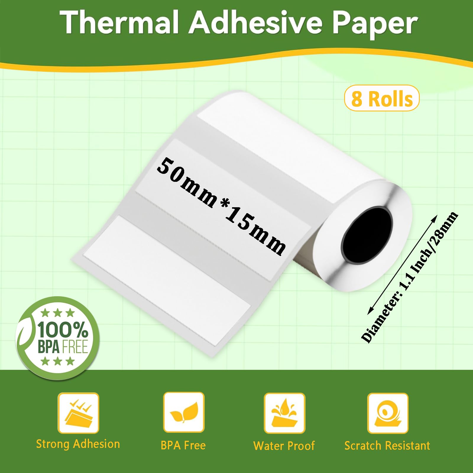 Home Office Printer - Mini Sticker Printer Label - 5