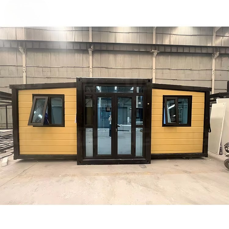 Home Office Kitchen - Customized 20ft Yellow Warm Cabin Container