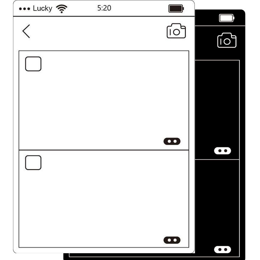 Whiteboard Magnetic - INS Plan Notepad Memo Magnetic Sticker