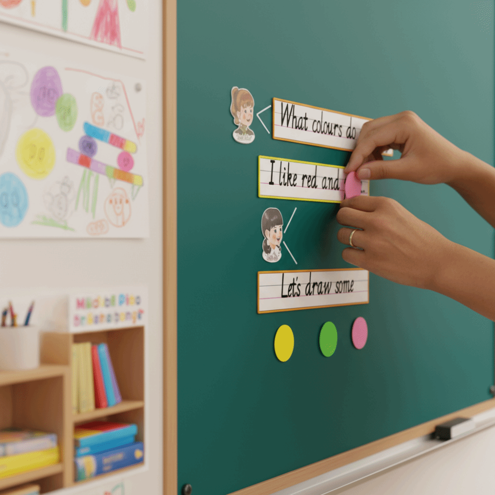 4pcs Magnetic Sentence Strips  - Whiteboard Magnetic recension och pris