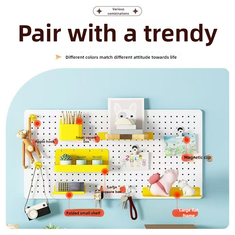 Hole Board DIY Metal Plate Liv - Home Office Kitchen recension och pris