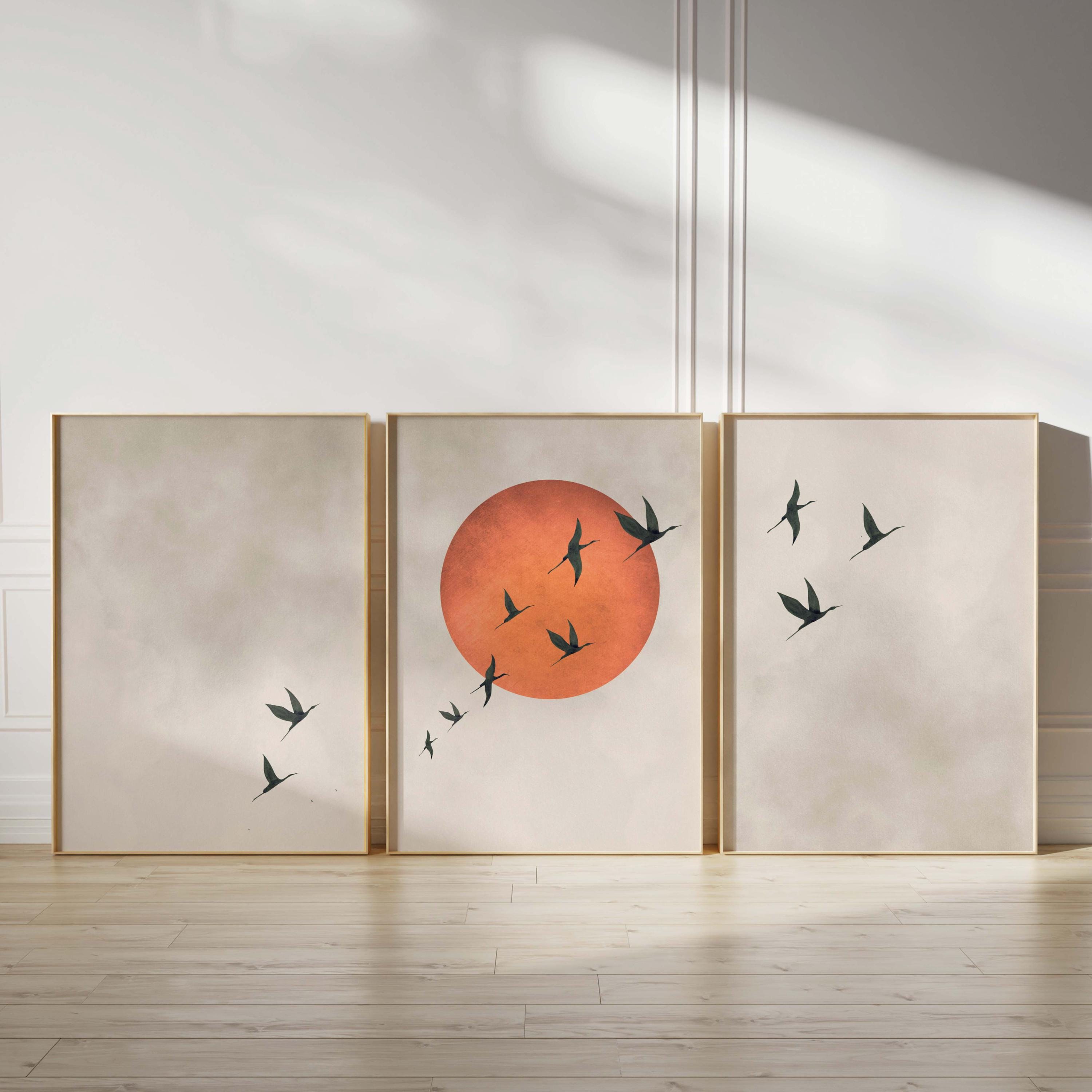 3pcs/Set Retro Japanese Moon F - Home Office Japandi recension och pris