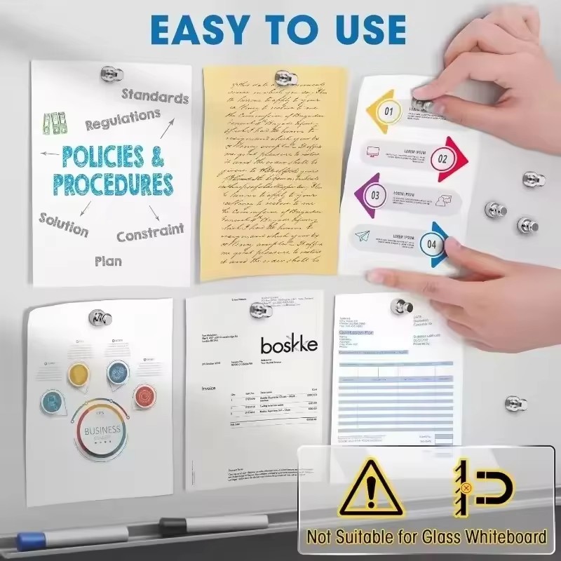 50/1Pcs Metal Strong Magnetic  - Whiteboard Magnetic recension och pris
