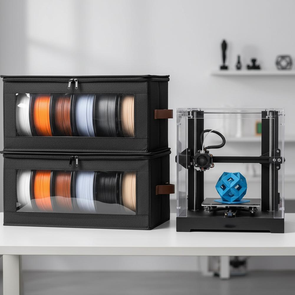 3D Printer Filament Storage Bo - Home Office Printer recension och pris