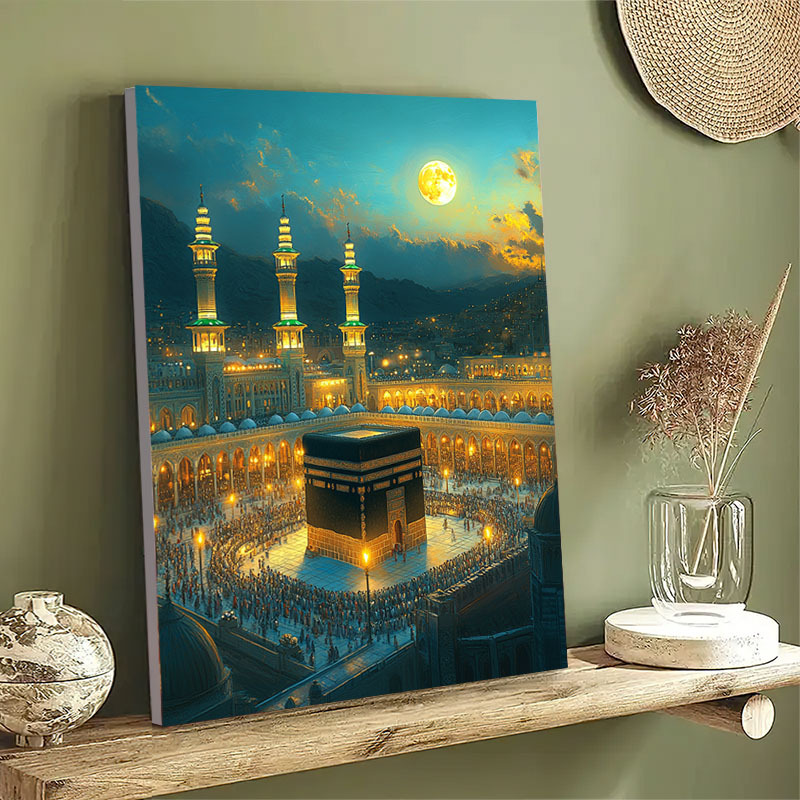 Frameless Canvas Painting: Isl - Home Office With View recension och pris