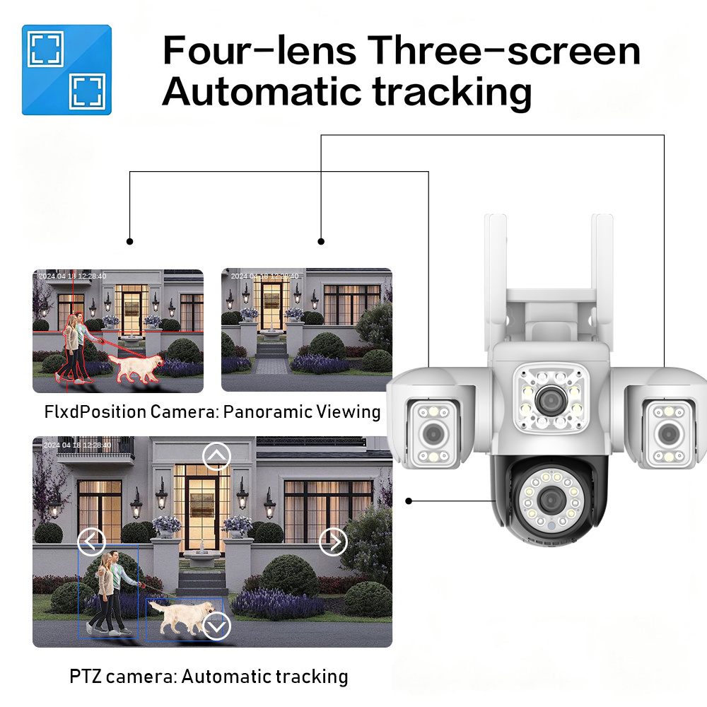 8K 15MP WiFi Camera Outdoor Fo - Home Office With View recension och pris