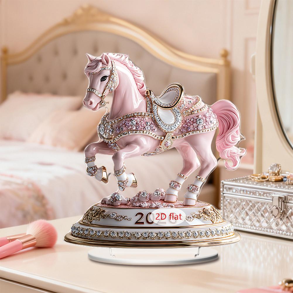 2D Horse Acrylic Desktop Decor - Home Office Holidays 2026 recension och pris