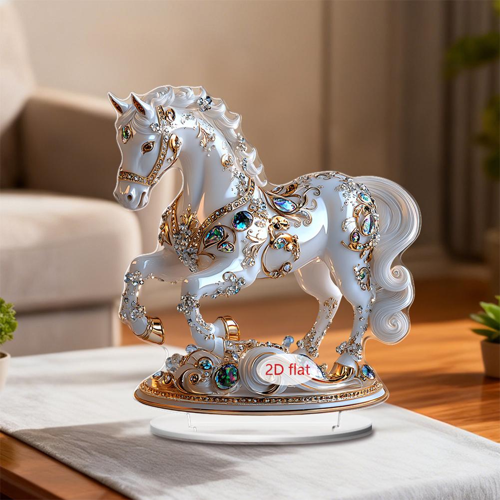 2D Horse Acrylic Desktop Decor - Home Office Holidays 2026 recension och pris