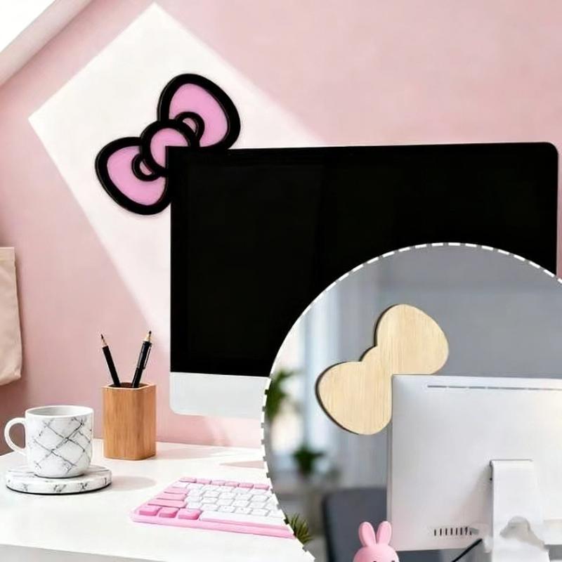 New 1/2Pcs Wooden Bowknot PC A - Home Office Programmer recension och pris