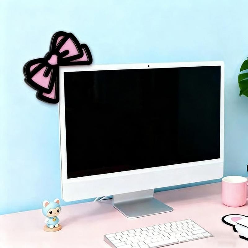 New 1/2Pcs Wooden Bowknot PC A - Home Office Programmer recension och pris