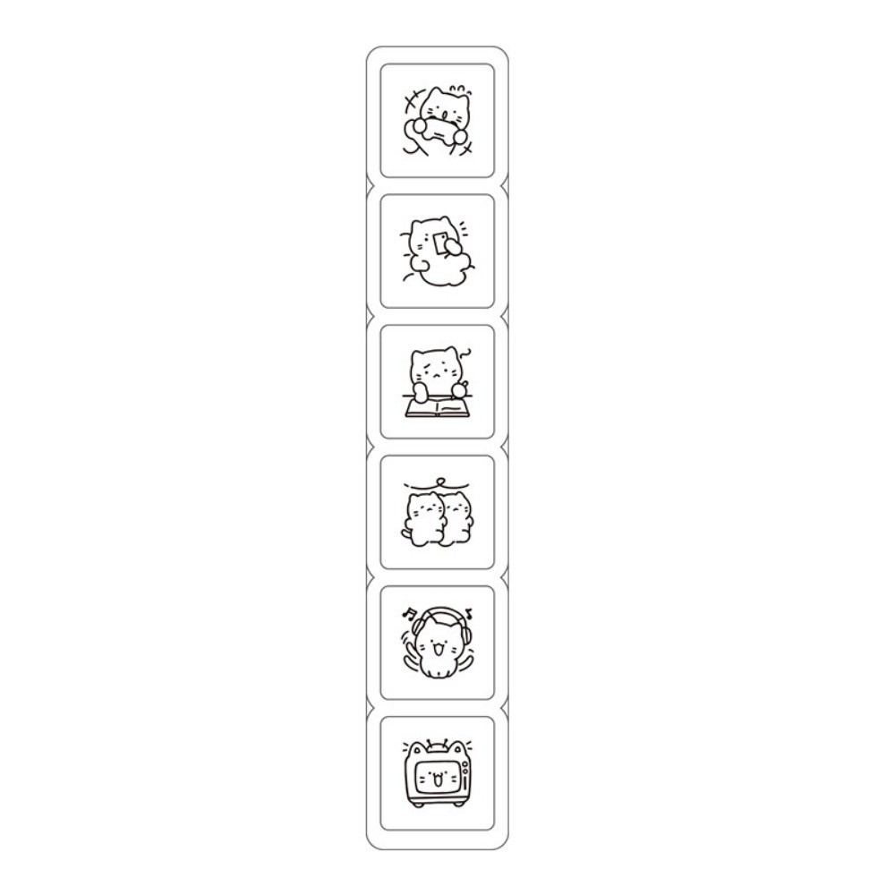 6pcs Cute Design Cat Emotion S - Whiteboard Magnetic recension och pris