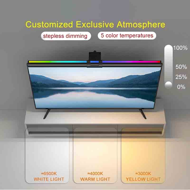 RGB Light 60/80cm Game Atmosph - Home Office Programmer recension och pris
