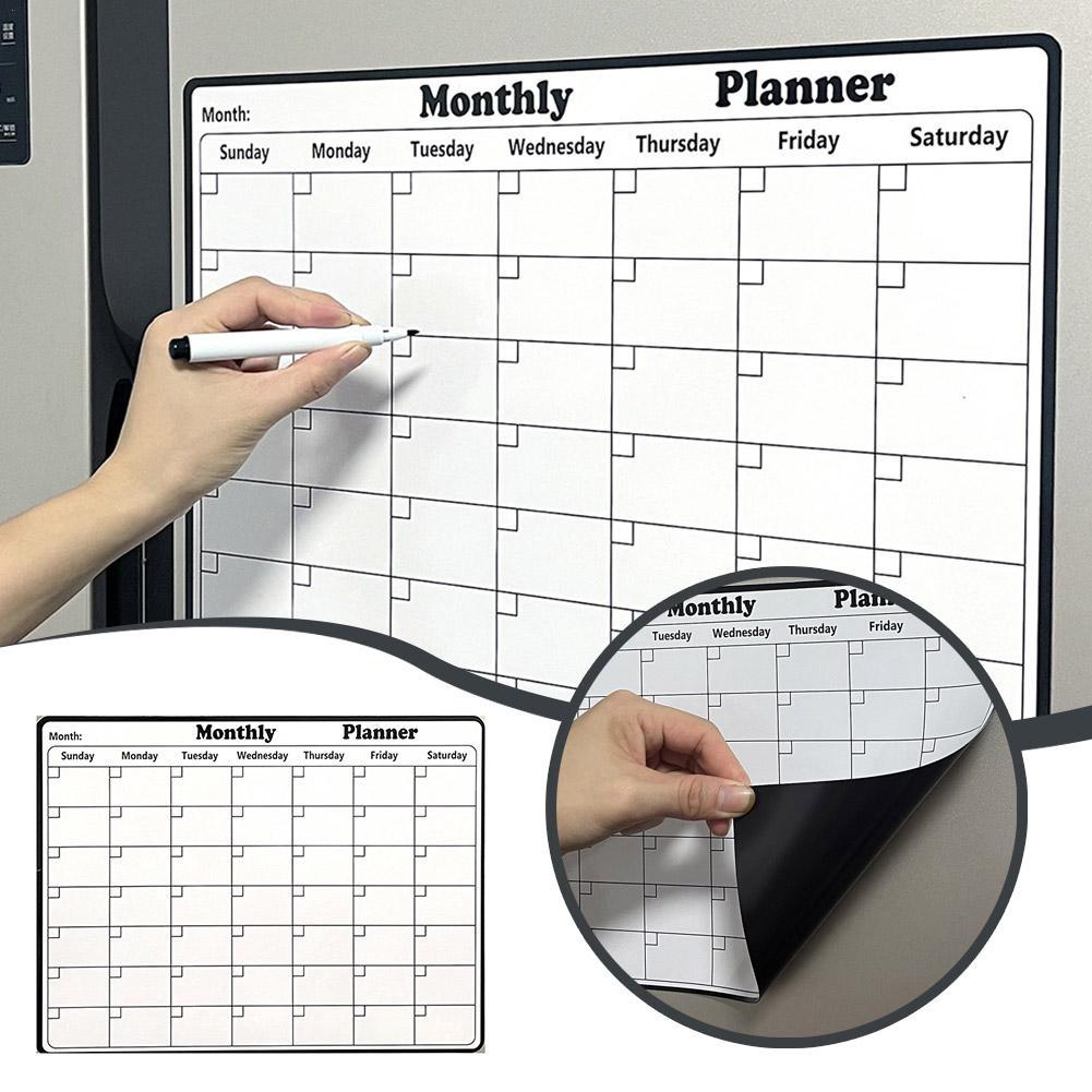 Stylish Magnetic Dry Erase Cal - Whiteboard Magnetic recension och pris