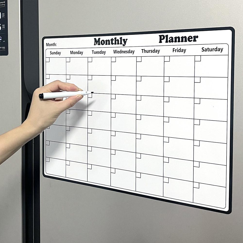 Stylish Magnetic Dry Erase Cal - Whiteboard Magnetic recension och pris