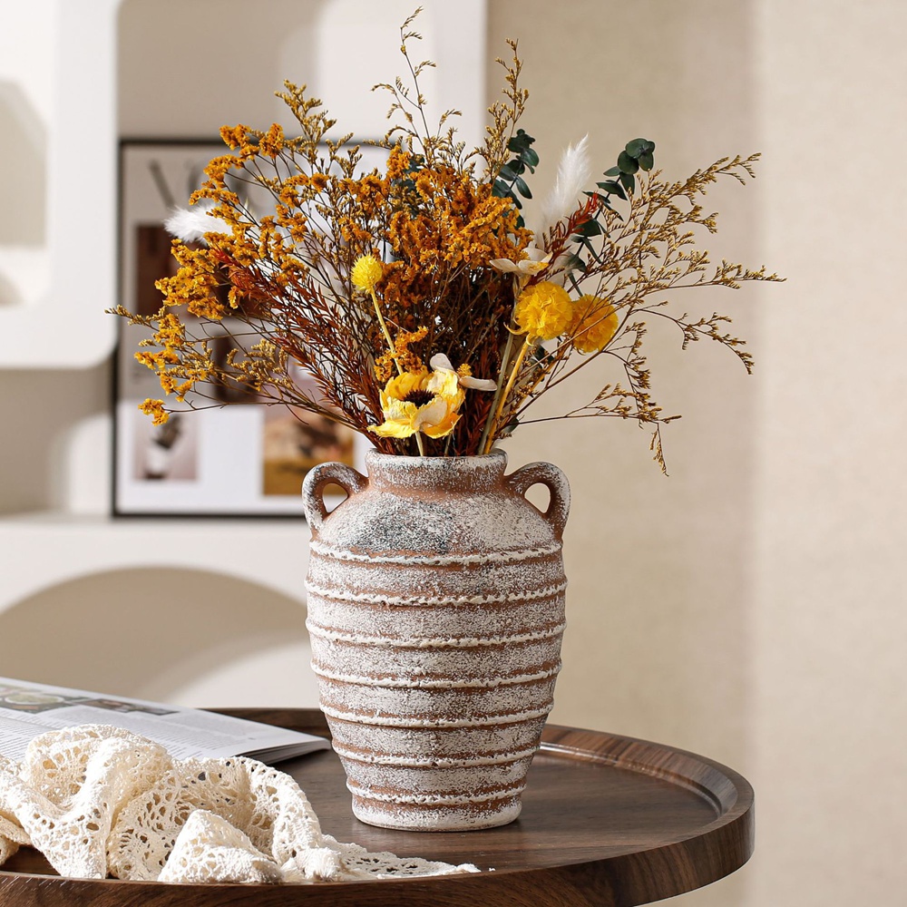 Amphora Ceramic Vase Dried Flo - Home Office Japandi recension och pris