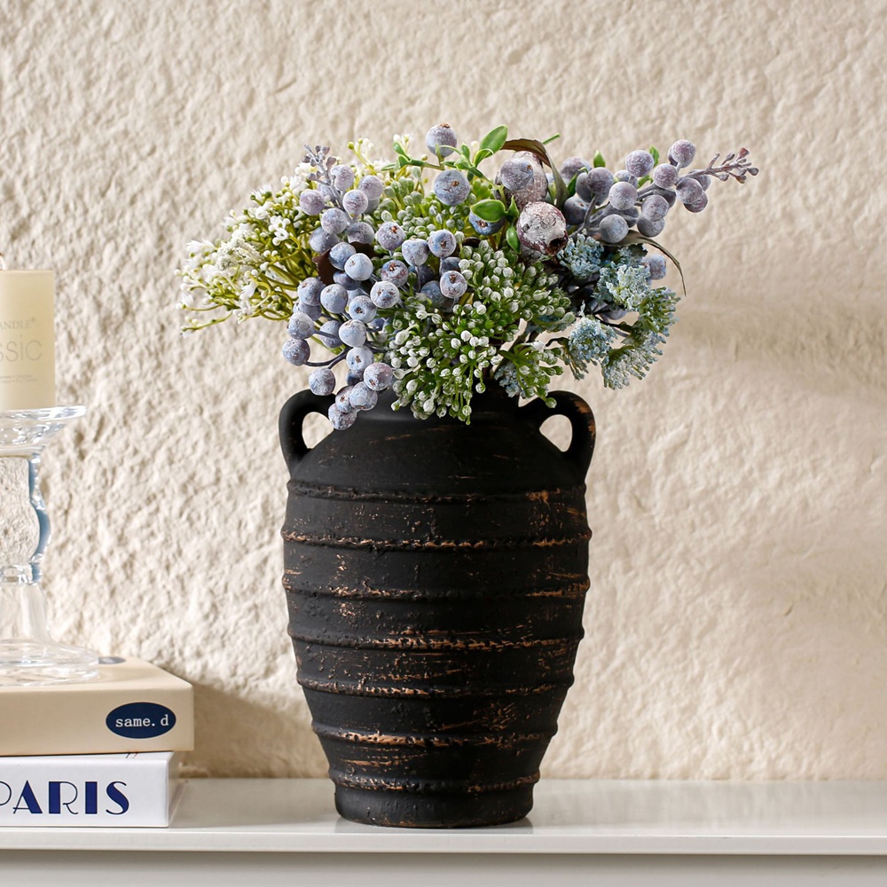 Amphora Ceramic Vase Dried Flo - Home Office Japandi recension och pris