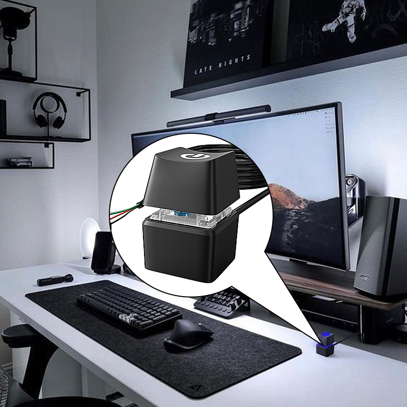 1.8m LED Push Button Computer  - Home Office Programmer recension och pris