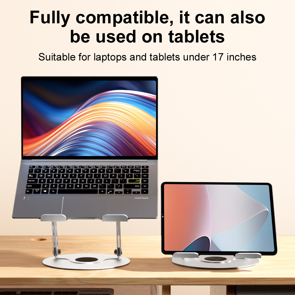 360° Rotating Laptop Stand Adj - Home Office Programmer recension och pris