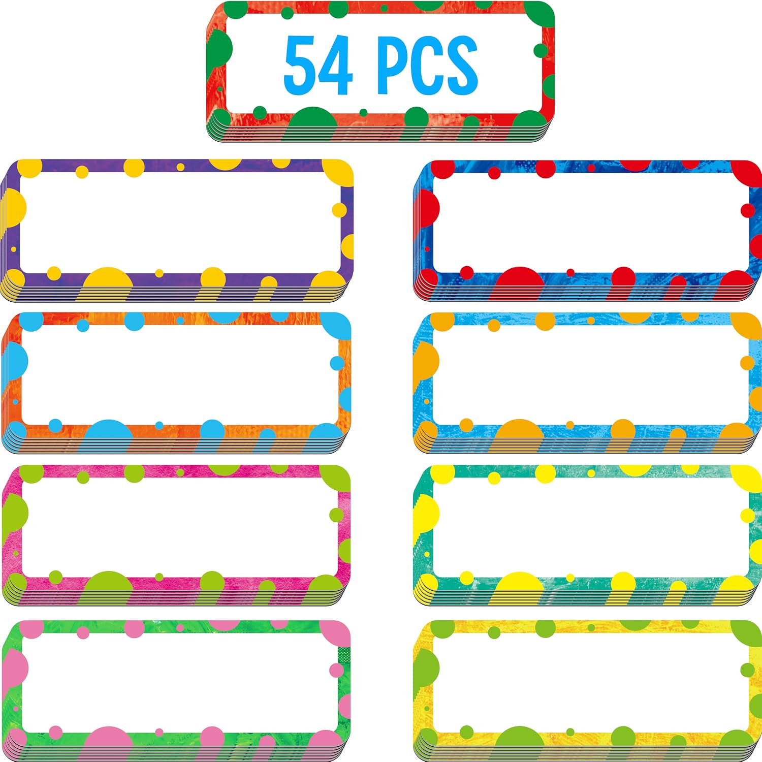 54Pcs Magnetic Name Tags, Dry  - Whiteboard Magnetic recension och pris