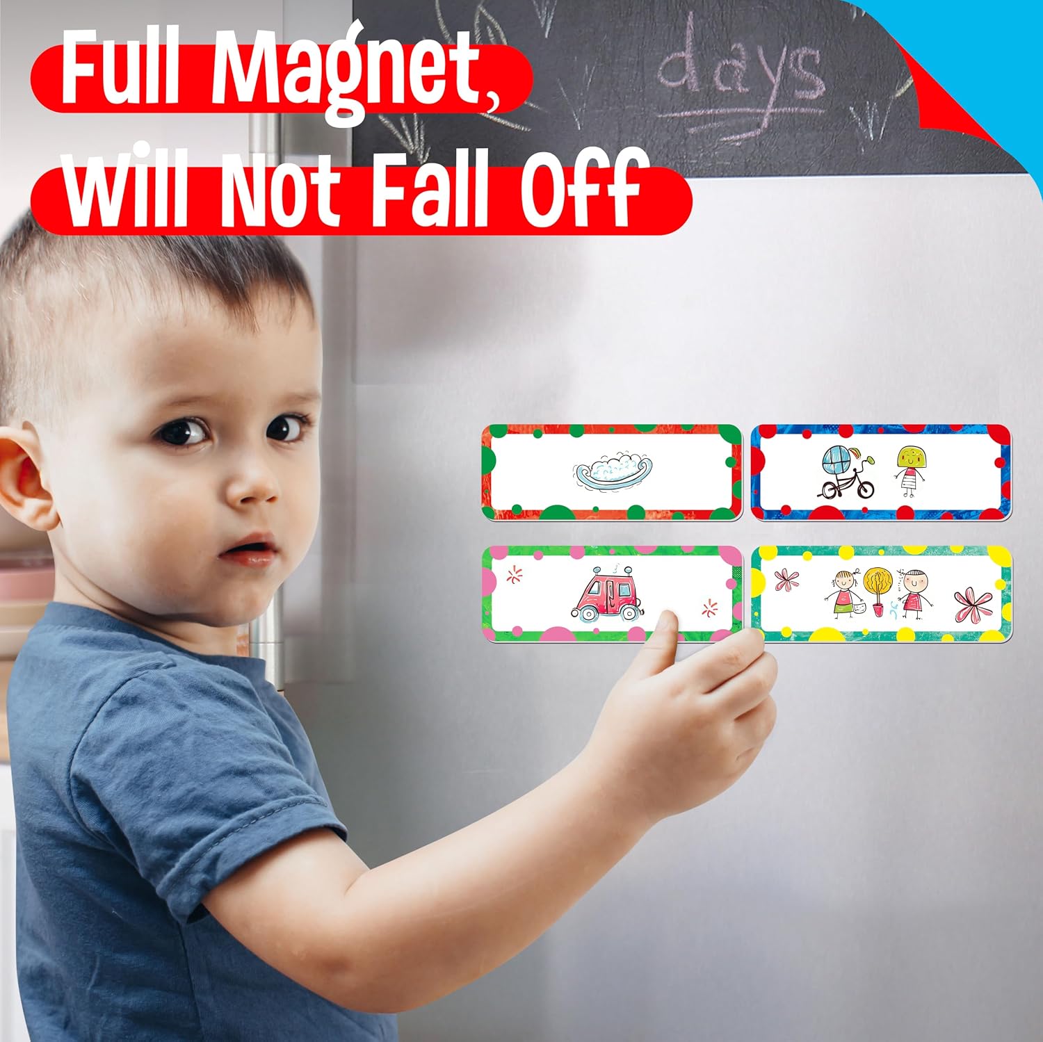 54Pcs Magnetic Name Tags, Dry  - Whiteboard Magnetic recension och pris