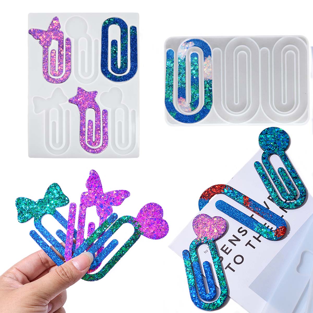Crystal Epoxy Resin Mold DIY P - Home Office Image recension och pris