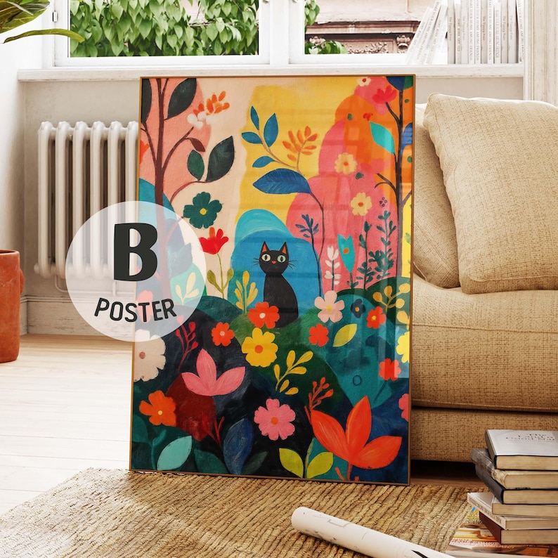 3pcs Modern Garden Black Cat W - Home Office Image recension och pris