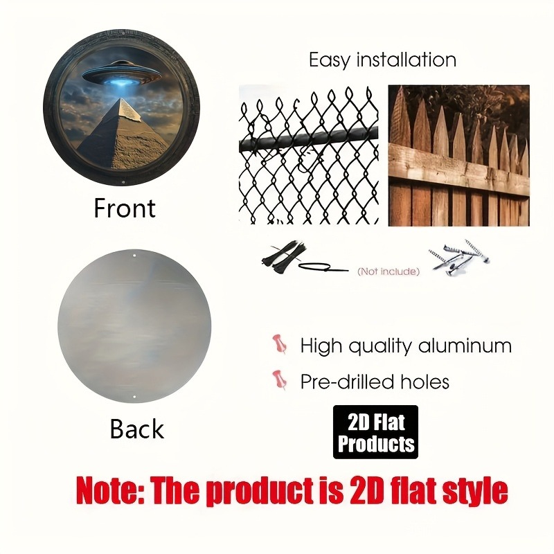 Pyramid UFO Theme Round Alumin - Home Office Kitchen recension och pris