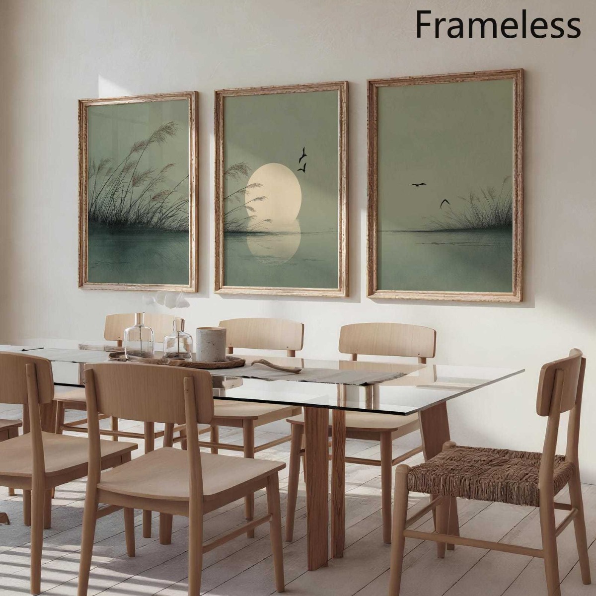 3pcs/Set Japandi Sage Green Ca - Home Office Japandi recension och pris