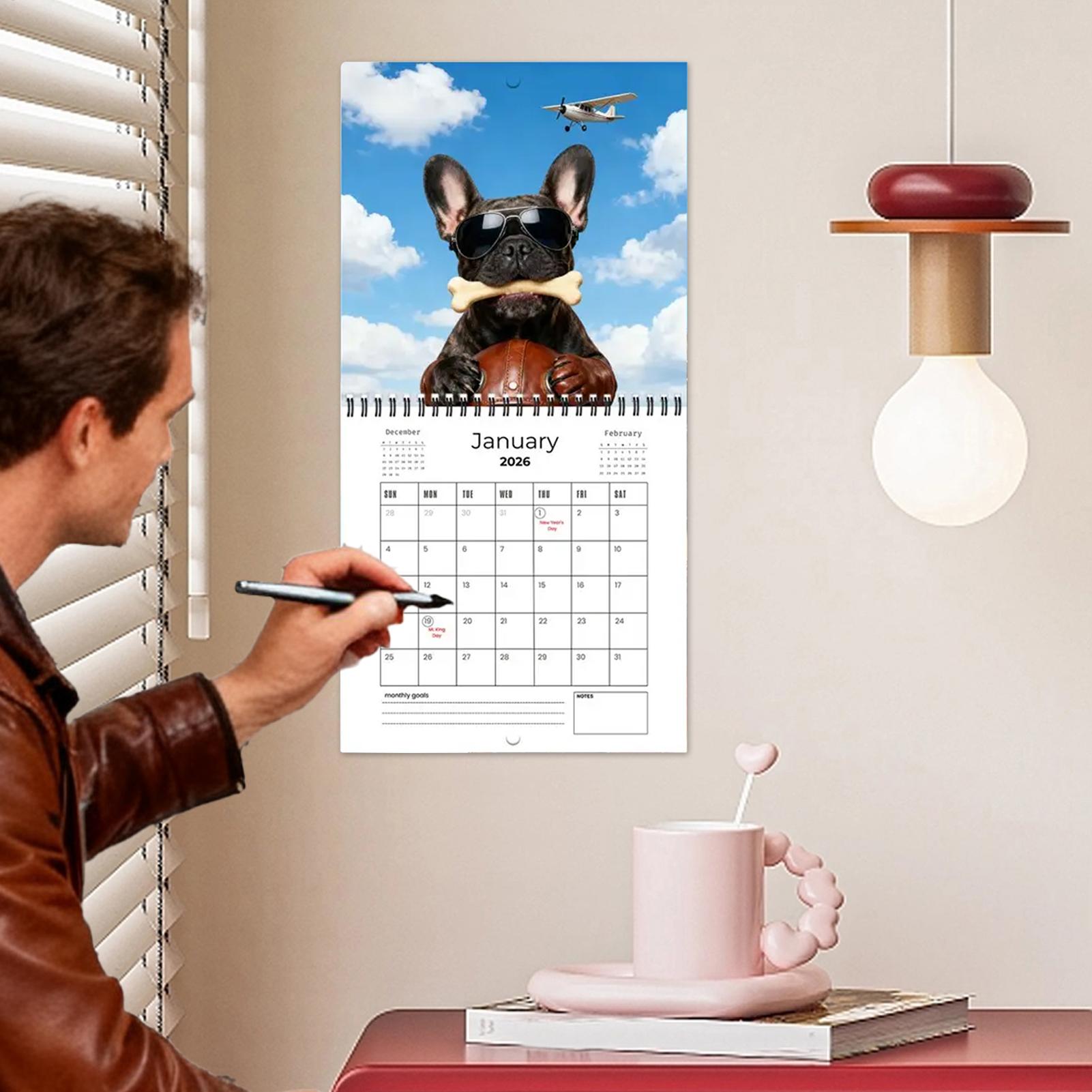 2026  Daily Calendars New Year - Home Office Holidays 2026 recension och pris