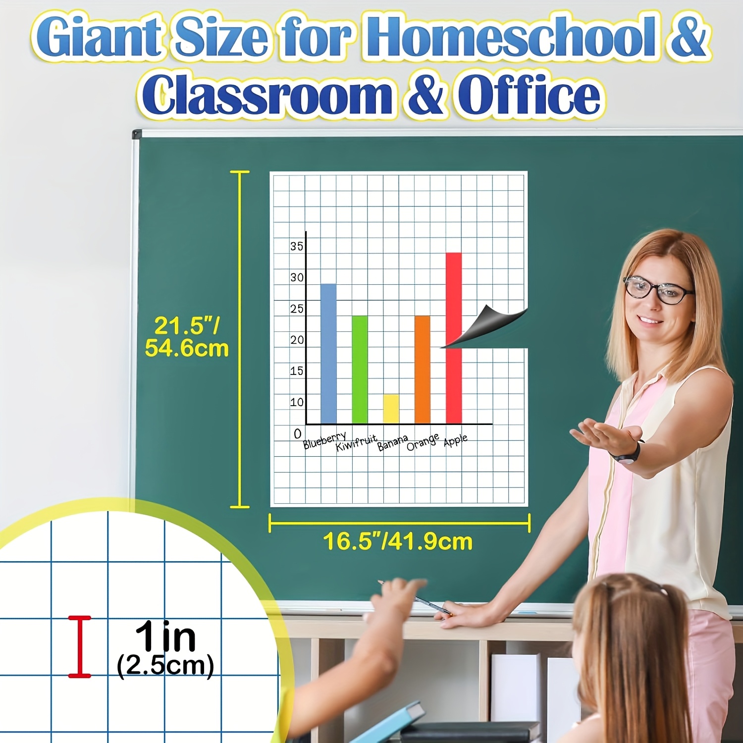 Large Magnetic Grid Writing Bo - Whiteboard Magnetic recension och pris