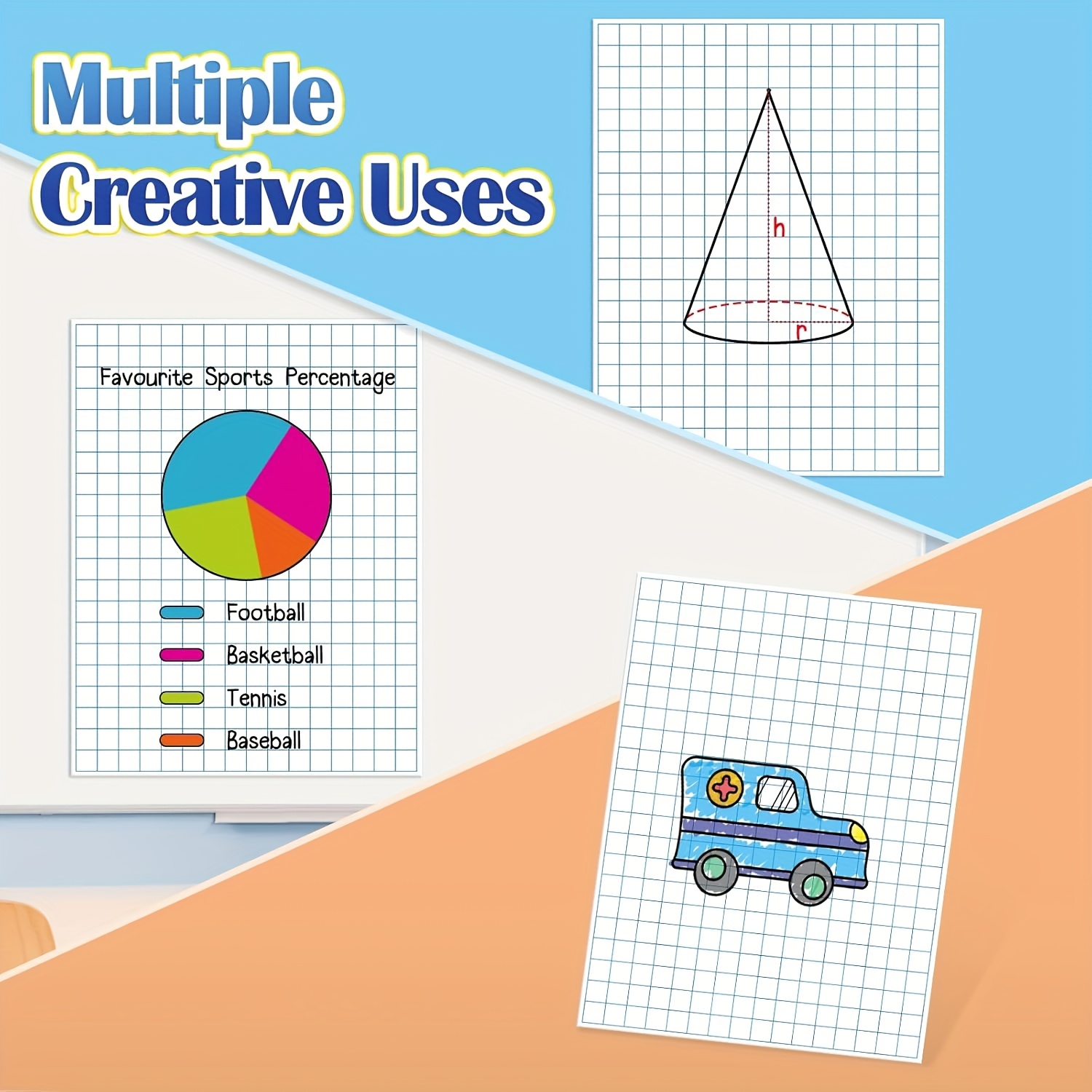 Large Magnetic Grid Writing Bo - Whiteboard Magnetic recension och pris