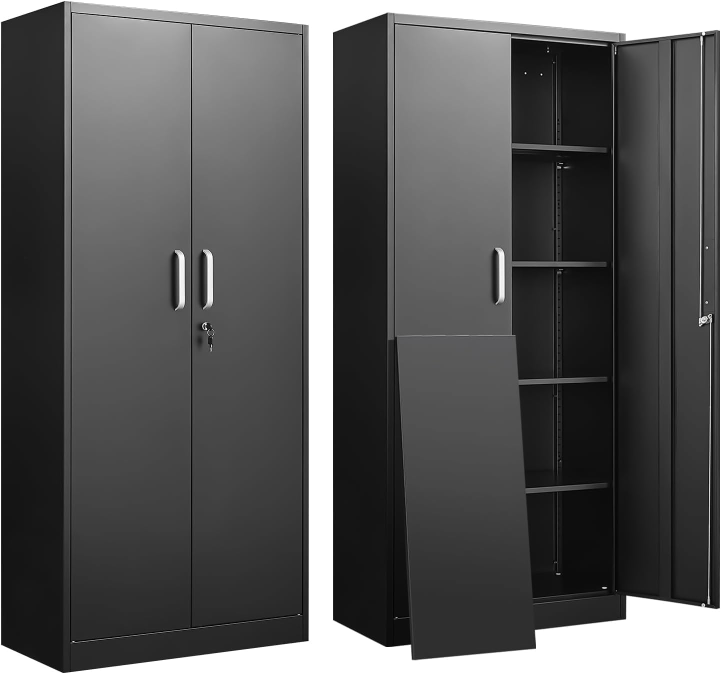 Metal Storage Cabinet With Adj - Home Office Kitchen recension och pris