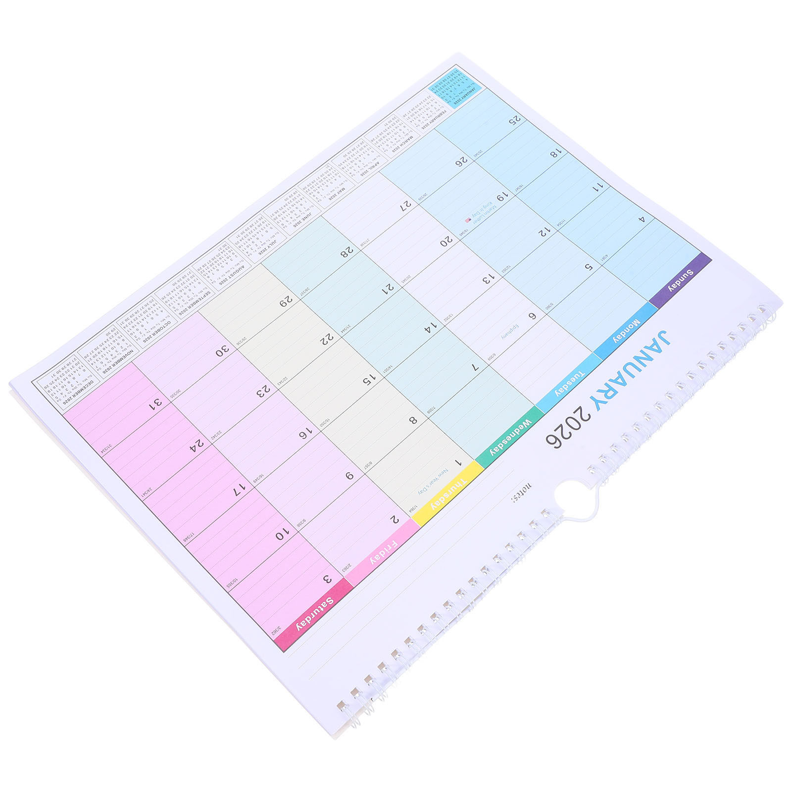 Wall Calendar 2026 2027 Hangin - Home Office Holidays 2026 recension och pris