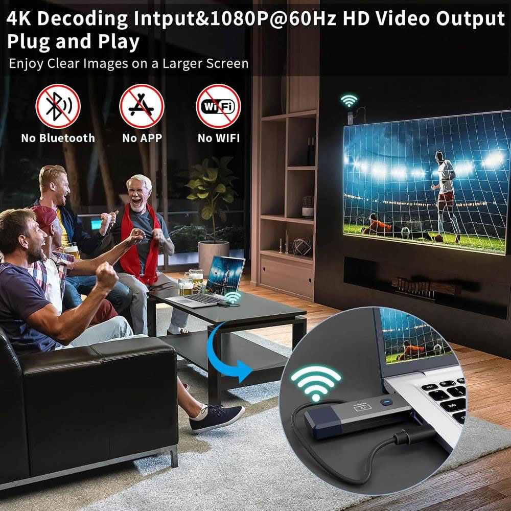 50M Long Range 1080P Wireless  - Home Office Programmer recension och pris