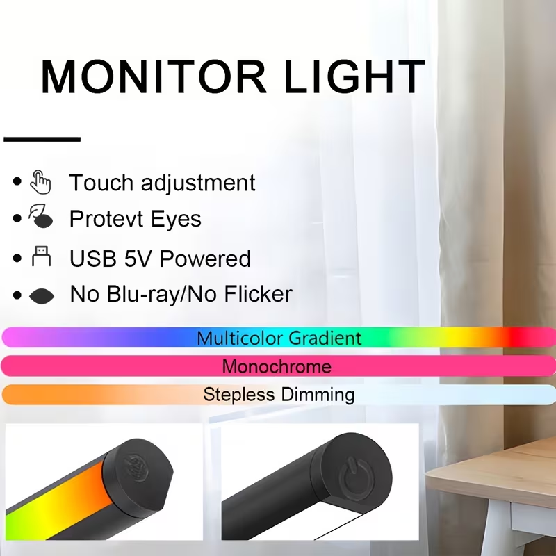 LED Computer Screen Hanging Li - Home Office Programmer recension och pris