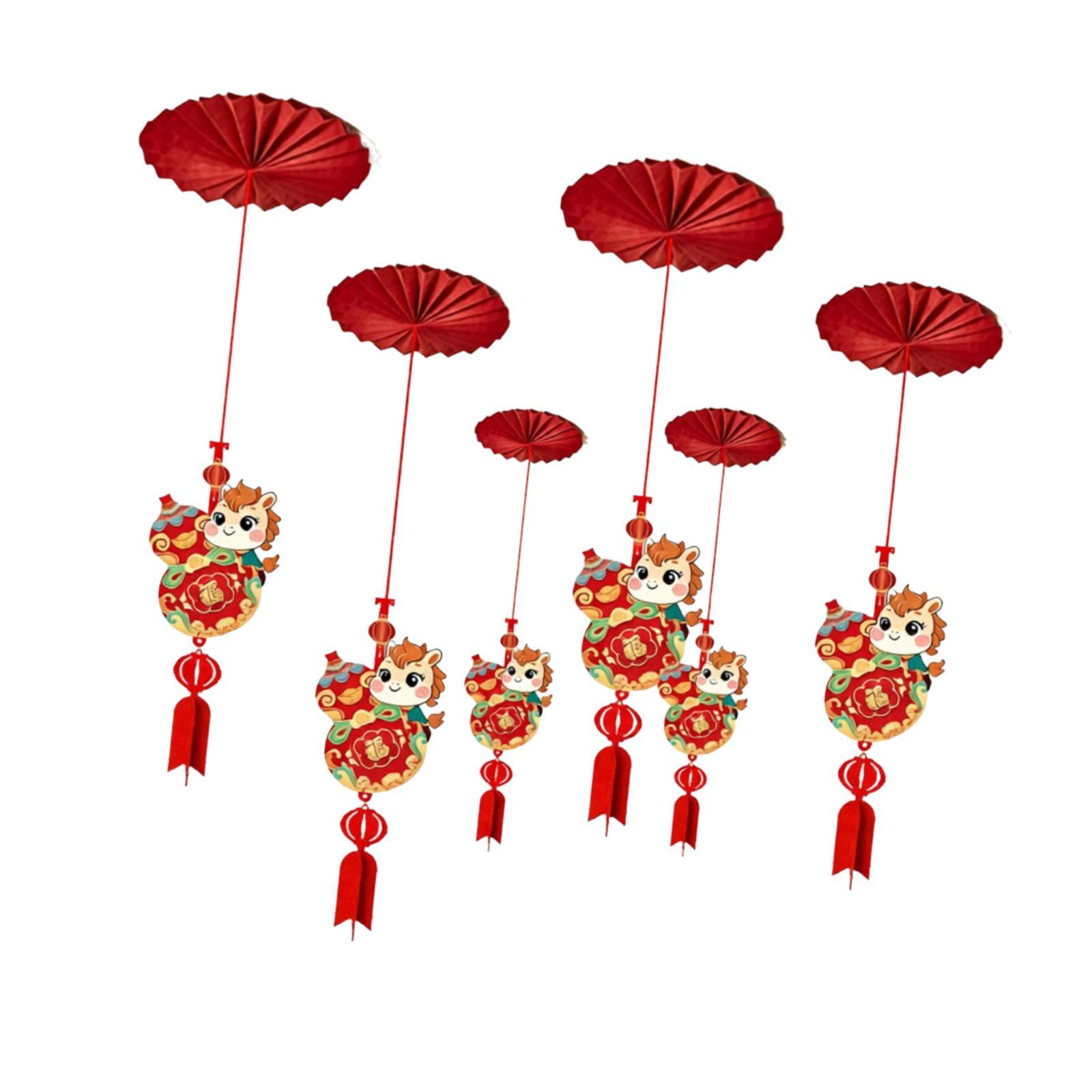 6Pcs Chinese New Year Ceiling  - Home Office Holidays 2026 recension och pris