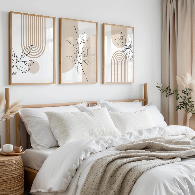 Neutral Wall Art Prints for Mo - Home Office Japandi recension och pris