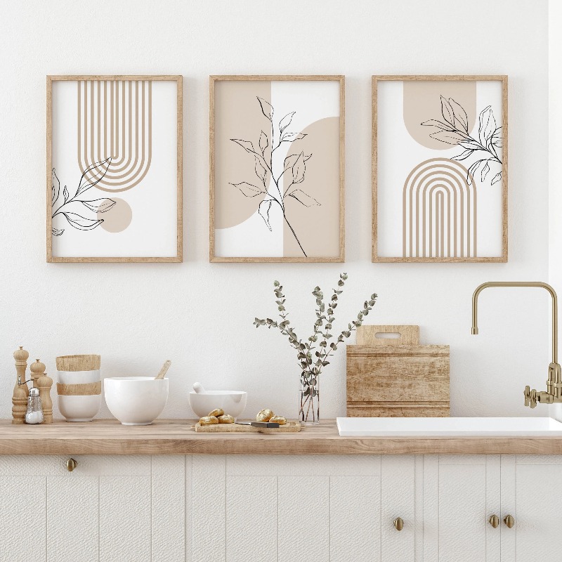 Neutral Wall Art Prints for Mo - Home Office Japandi recension och pris