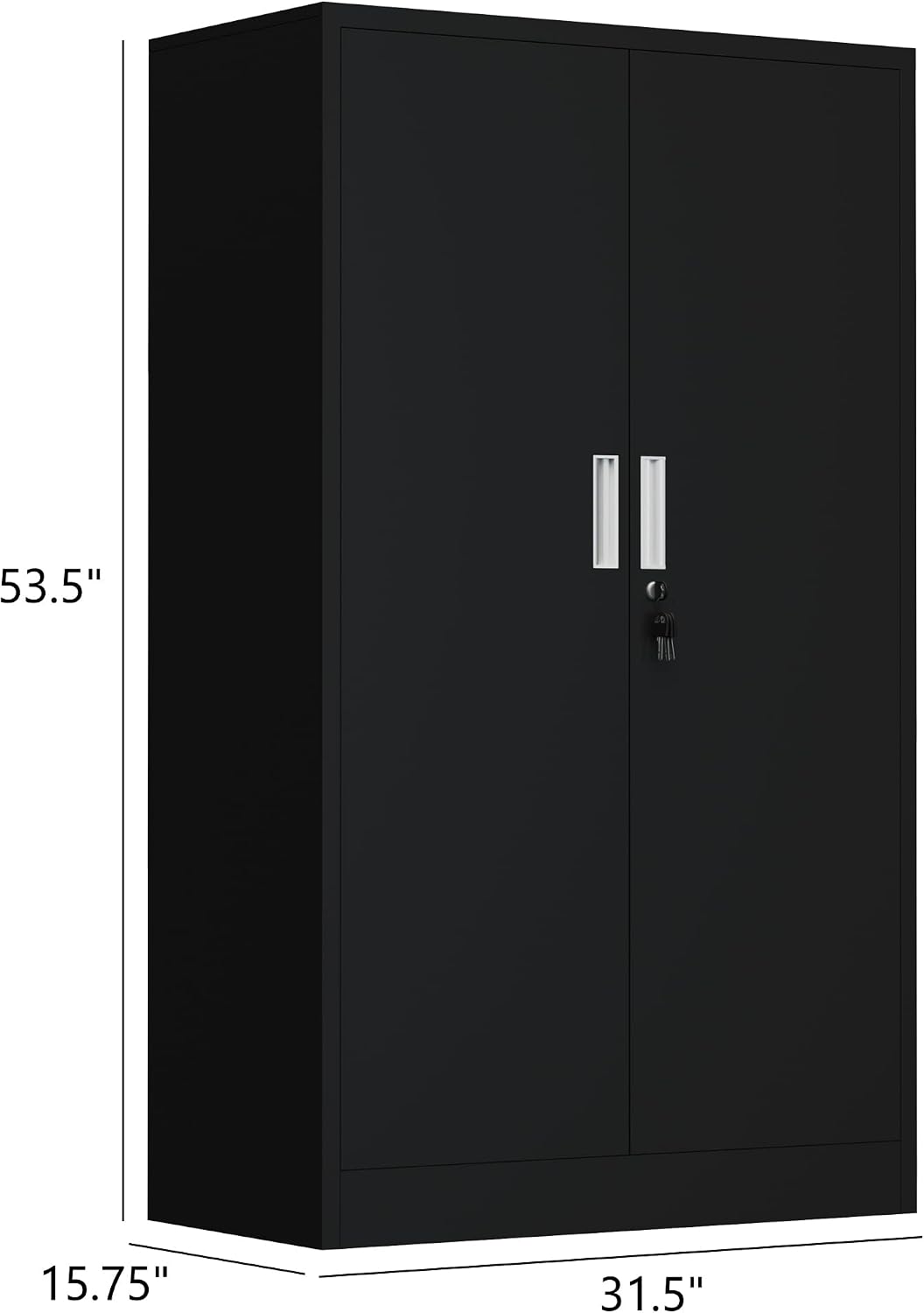 53.5 Inch Tall Metal Lockable  - Home Office Kitchen recension och pris
