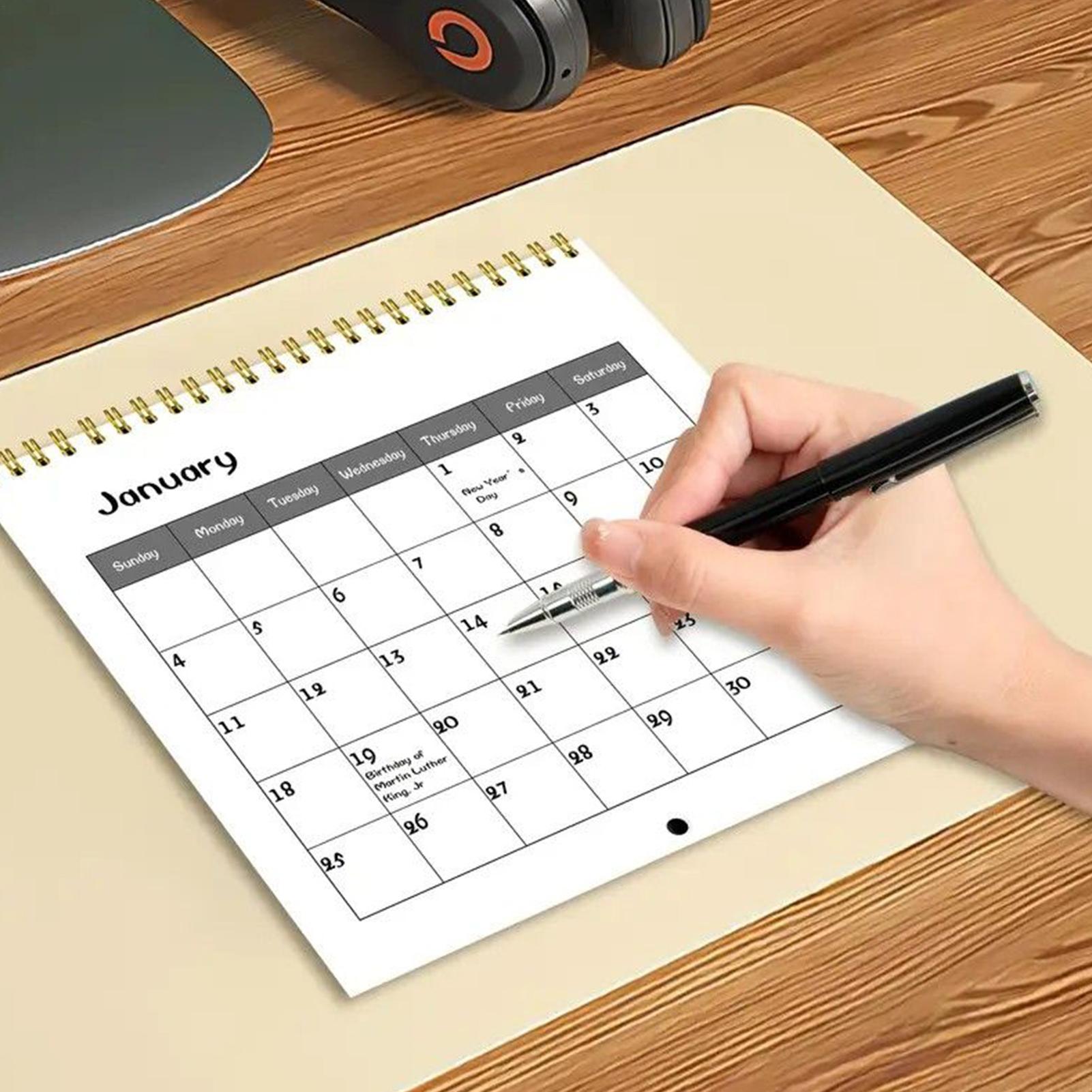 12-Month Calendar 2026 Wall Ca - Home Office Holidays 2026 recension och pris