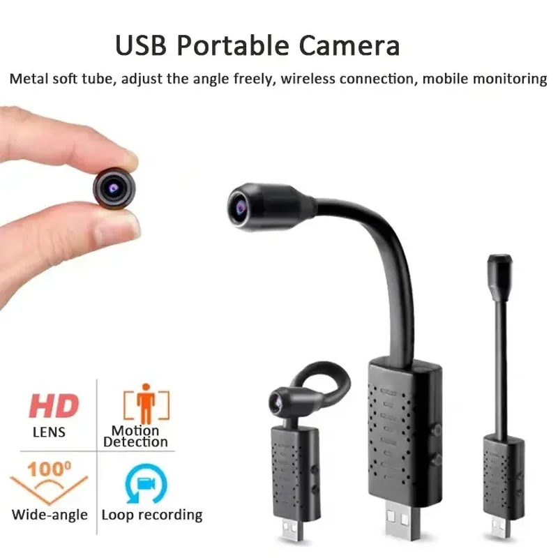 4K Mini USB WiFi Camera Portab - Home Office With View recension och pris